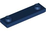 LEGO® - 41740c63 - LEGO sötétkék lap 1 x 4 méretű, 2 bütyökkel, peremmel (41740c63)