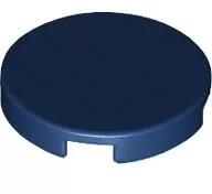 LEGO® - 14769c63 - LEGO sötétkék csempe 2 x 2 méretű, kerek, alján bütyök foglalattal (14769c63)