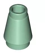 LEGO® - 4589bc48 - LEGO homokzöld kúp 1 x 1 méretű (4589bc48)