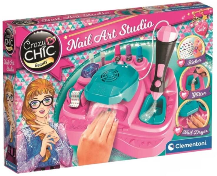 Clementoni - Crazy Chic - Glitter Pen csillogó körmök (78291)