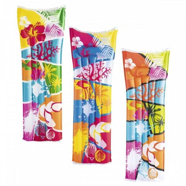 Intex - Szigetmatrac fejtámlával 137x122 cm (58889)