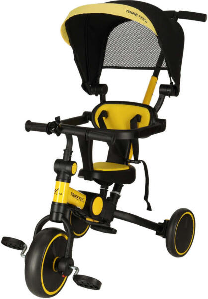 Nonbrand - Tricikli sárga és fekete színben, lombkoronával (IKKX3975_2)