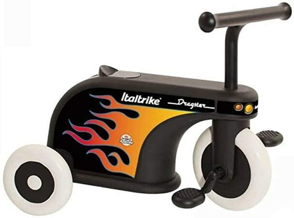 Italtrike - ABC La cosa 2 tricikli, fehér gumikerekű szobai , pedál nélkül is használható