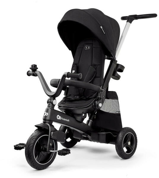 KinderKraft - Easytwist 5 az 1-ben tricikli-Fekete