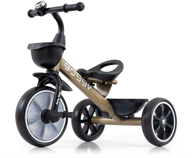 Milly Mally - Gyerek háromkerekű bicikli Milly Mally Bobby Golden (56331-MM-bobby-zluta)