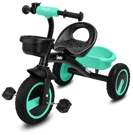 Toyz - Embo Pedálos 3 Kerekű Gyerektricikli Turquoise Gumi Kerékkel
