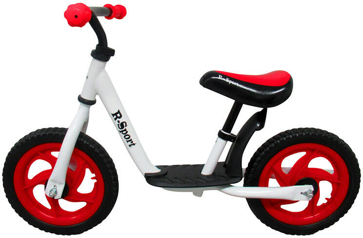 R-Sport - Futóbicikli, lábbal hajtható bicikli - fehér-piros (BIKE-R5-WHITE-RED)