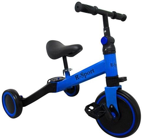 R-Sport - Multifunkcionális gyermek tricikli, futóbicikli - kék (TRIC-P8-BLUE)