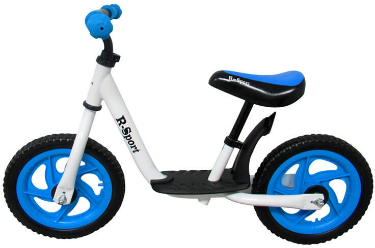 R-Sport - Futóbicikli, lábbal hajtható bicikli - fehér-kék (BIKE-R5-WHITE-BLUE)