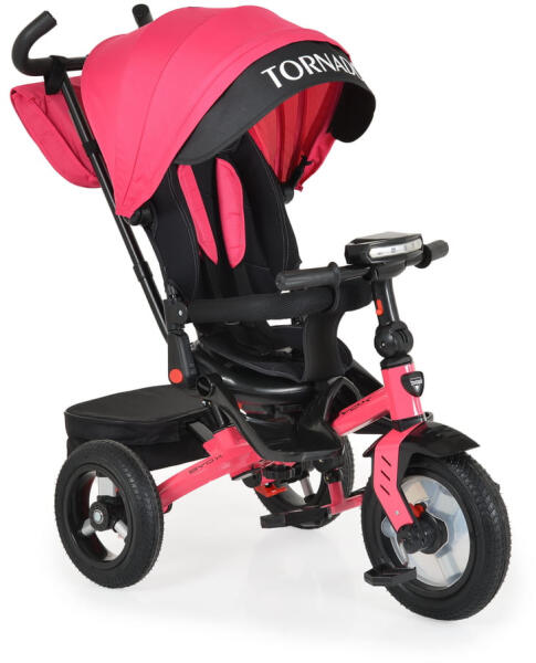Moni - Byox Tornado szülőkaros tricikli 25kgig 360f forgatható pink (110558)