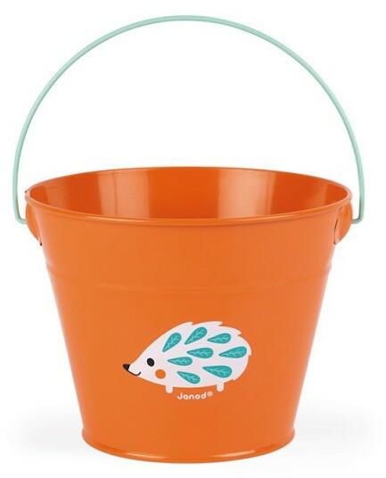 Janod - fém vödör gyerekeknek - sünis (03188)