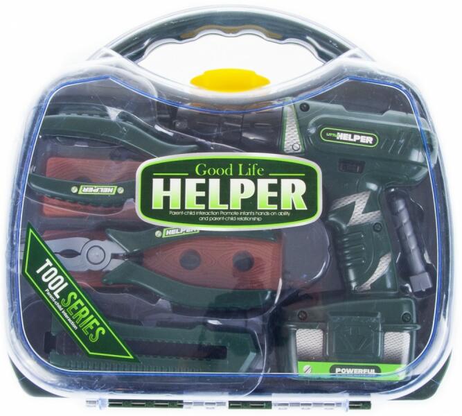 Mega Creative - Játék szerszámkészlet elemes fúrógéppel (460020)