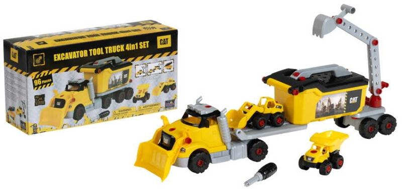 Klein - Cat - 4 az 1-ben teherautó készlet (3252) (3252) - kvikki
