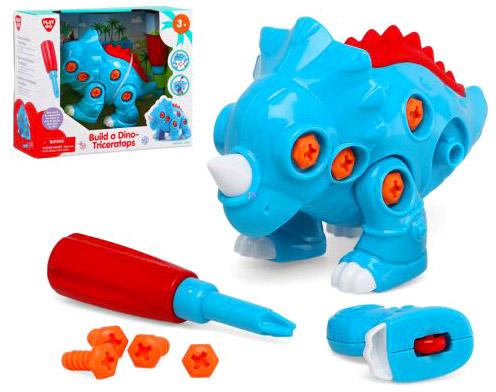 Playgo - Összeszerelhető dinó Triceratopsz (2044-0)