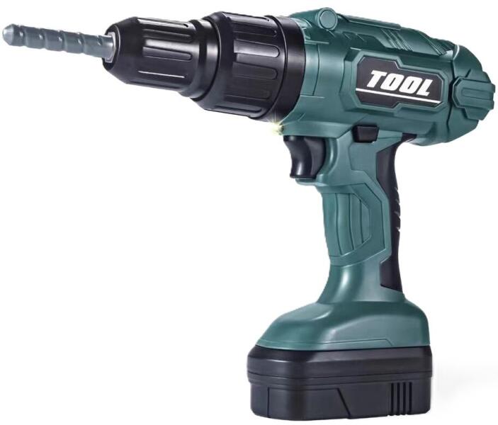 Mappy - Power Tools játszókészlet - Fúró 3 tartozékkal, zöld