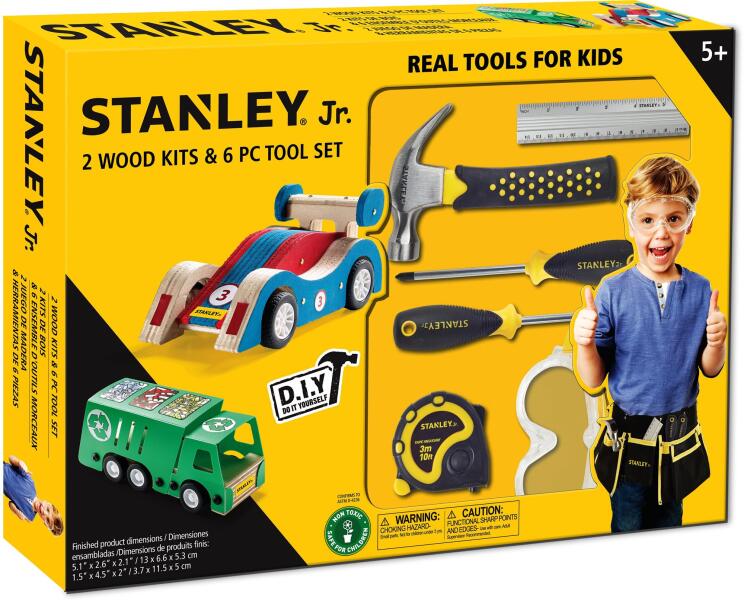 STANLEY - Jr. U003-K02-T06-SY 2 autóból és 5 szerszámból álló készlet