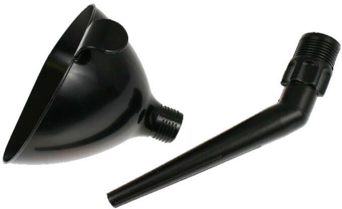 Műanyag íves tölcsér szűrővel - 16cm (TRCHTZ_19965_ah)