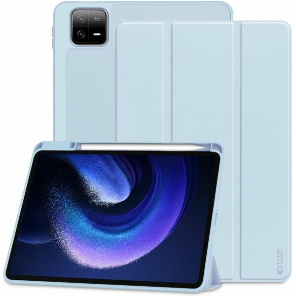 Xiaomi - PAD 6 (11, 0 coll) Tablettok - fekete smart case tablet tok, ceruza tartóval