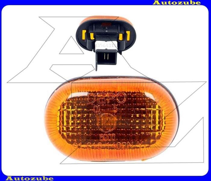 SUZUKI - BALENO 1995.03-1998.08 /SY/ Oldalindex bal, sárga (foglalattal) DEPO 218-1402L-AE