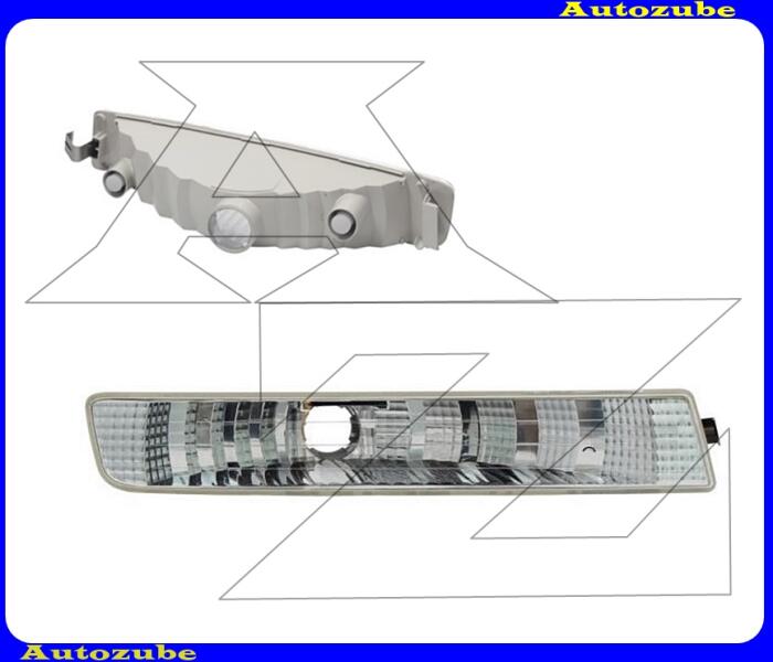 OPEL - VIVARO A 2000.09-2006.08 /X83/ Első index jobb, fehér (foglalat nélkül) TYC 18-0379-01-2