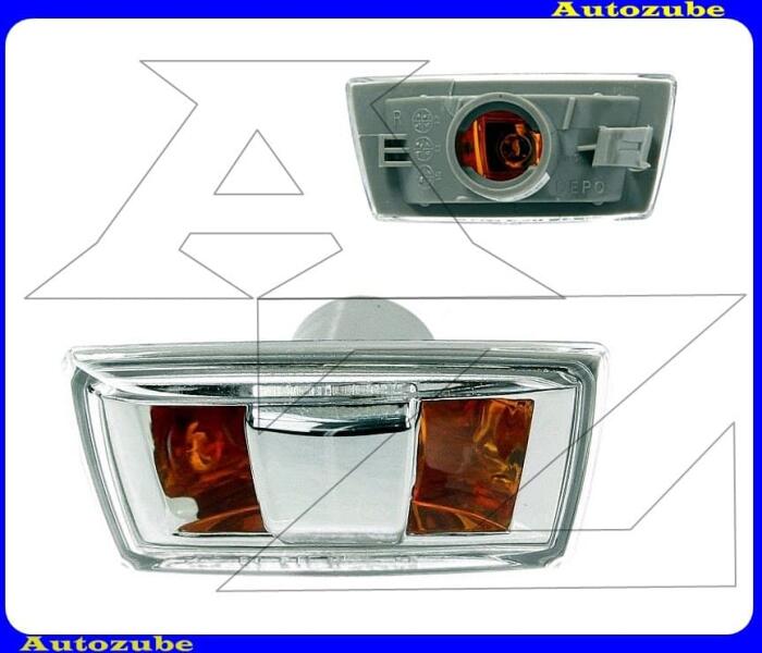 OPEL - ASTRA H 2007.03-2014.05 /A04/ Oldalindex bal, szürke keretes (foglalat nélkül) 442-1407L-UE