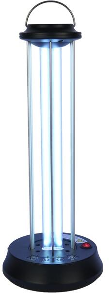 ZN-UVL07 ZINAS UV/UV+ózongenerátoros fertőtlenítő lámpa fekete (ZN-UVL07)