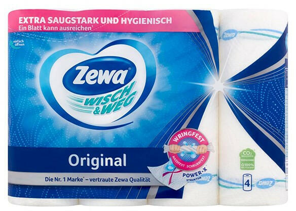 ZEWA - Kéztörlő tekercses háztartási ZEWA Jumbo Decor 2 rétegű 1 tekercses 325 lap (57138) - papir-bolt