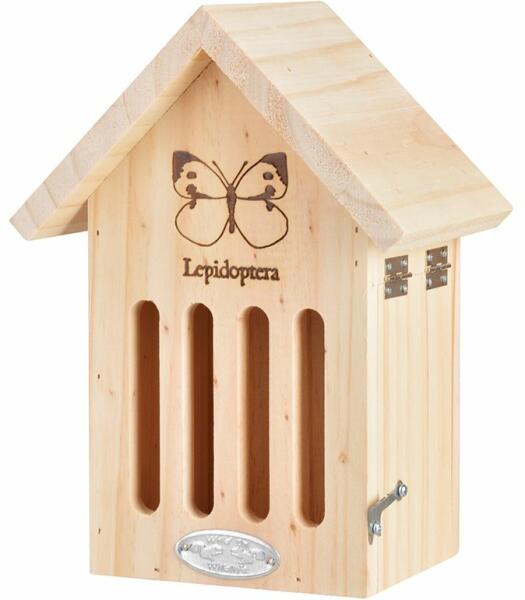 PetBuddy színes villa, rovarhotel, 30 x 9 x 27.5 cm, fenyőfa