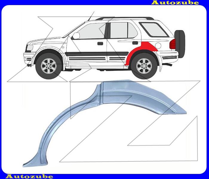 OPEL - FRONTERA B 1998.09-2003.05 /U99/ Hátsó sárvédő javítóív bal "5 ajtós" POTRYKUS P55828351