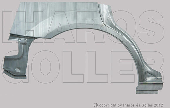 MAZDA - Premacy 1999.01. 01-2005.09. 30 Hátsó sárvédő javítóív jobb (153T) (P875132)