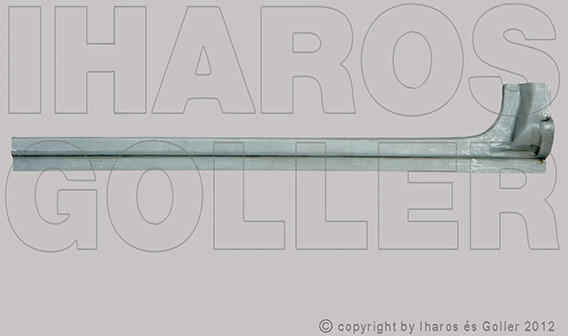 MERCEDES - Viano (W639) 2003.09. 01-2010.10. 22 Tolóajtó alatti küszöb jobb (1LLX) (504042-2)