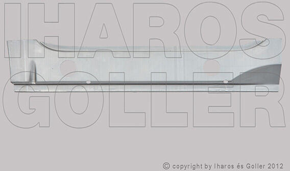 VW - Transporter (T4) 1990.09. 01-2003.03. 31 Belső küszöb jobb (132Z) (P417042)