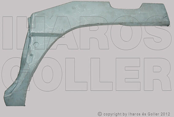 TOYOTA - RAV-4 XA10 1994.04. 01-2001.02. 28 Hátsó sárvédő javítóív bal (3 ajtós) (1IM5) (P81448314)