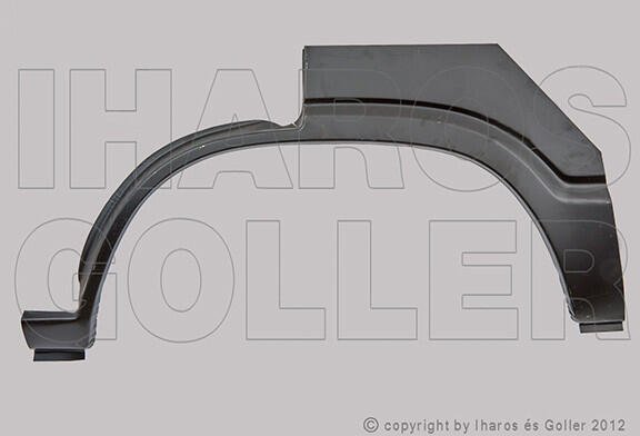 TOYOTA - Landcruiser J7 1984.01. 01-1987.01. 01 Hátsó sárvédő javítóív bal (J6) (17DV) (8130581)