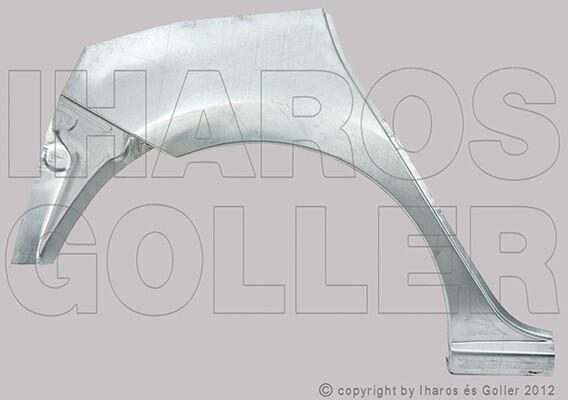 VW - Polo V 2009.06. 01-2014.04. 21 Hátsó sárvédő javítóív jobb 5 ajtós (1F3N) (9507582)