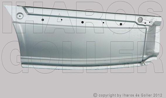 MERCEDES - Sprinter (W906) 2006.06. 01-2013.09. 07 Hátsó sárvédő hátsóész bal 78cm (teng. t: 4325mm) (1HXD) (3547601)