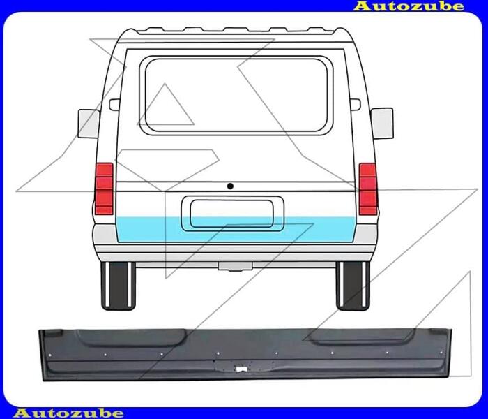 FORD - TRANSIT 3 1991.09-1994.08 /VE64/ Hátsó ajtóváz alsó rész "1 ajtós" (belső javítólemez) POTRYKUS P222610