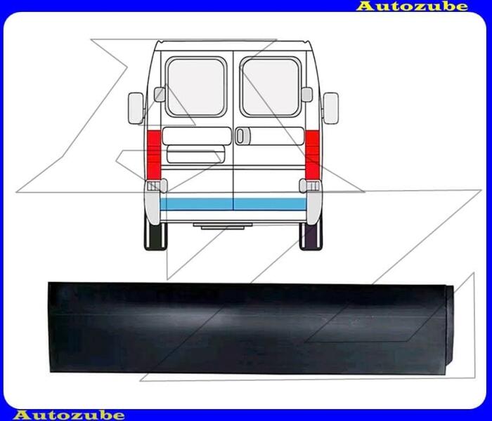 CITROEN - JUMPER 2 2002.01-2006.06 /244/ Hátsó ajtóborítás alsó rész bal "magasság: 20cm" (külső javítólemez) POTRYKUS V1747149