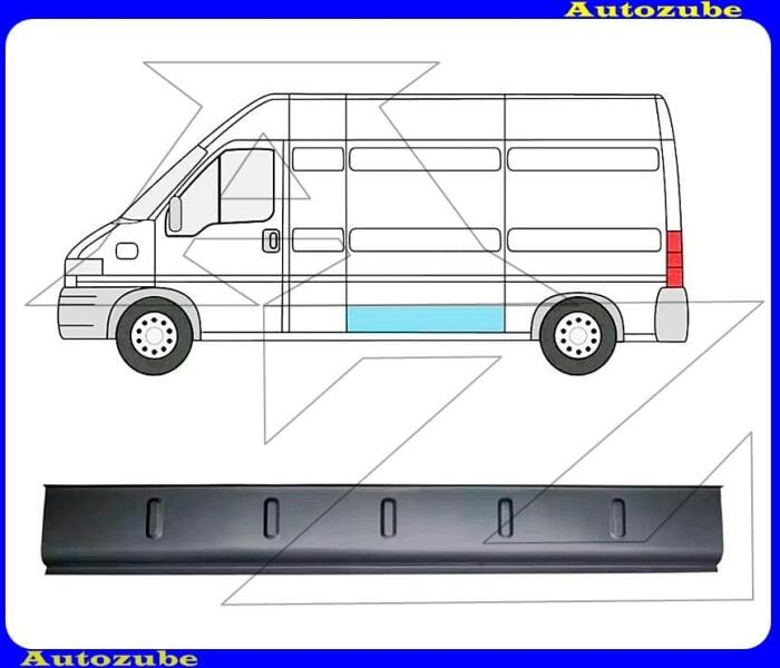 FIAT - DUCATO 2 1994.03-2001.12 /230, 244/ Oldalfal alsó rész, oldalfüggetlen (150x20cm) (belső javítólemez) POTRYKUS P57024181