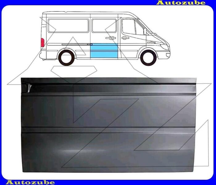 MERCEDES - SPRINTER B905 1995.02-2000.03 Tolóajtó borítás (magasság: 66cm) (külső javítólemez) POTRYKUS P149810W