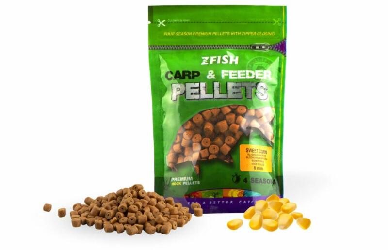 Zfish - Csalizó CARP & FEEDER pellet 8MM/200G Squid - Krill (ZF-6727)