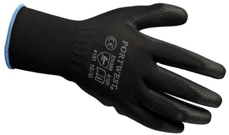 Zoggie - Tenyérmártott Pu Kesztyű, Fehér L (biker-182608)