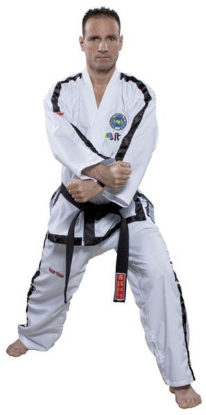 FUJIMAE - Ju-jitsu ruha, fehér-kék 10402 04 (10402 04)