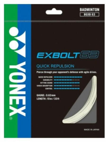 Yonex - Tollasütő húr Yonex BG 80 (200 m) - white
