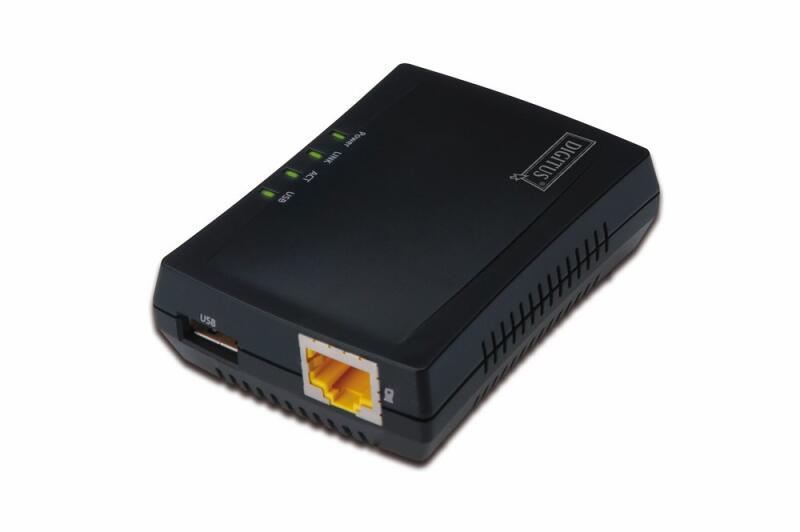 EDIMAX - PS-1206P Fast Ethernet 1 Port Parallel (Pocket Size) nyomtatószerver (PS-1206P)
