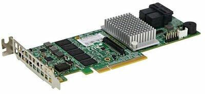 microsemi - HBA 1100-8i 8-Lane PCIe Gen3 12Gbps mini-SAS HD (2293200-R)