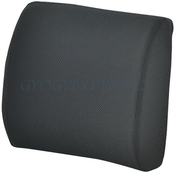 Verk Group - Ergonomikus háttámla masszázs funkcióval, rugalmas rögzítő pánttal, 38, 5cm x 37, 5cm, fekete (15418)
