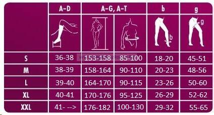 Maxis Relax AD 280 DEN-es kompressziós térdig érő harisnya S - fekete (Utolsó darabos akció! )