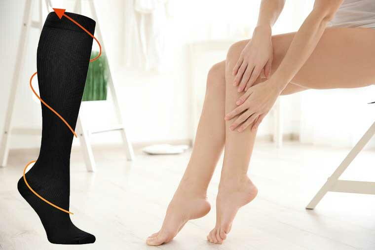 Naturzon | Kompressziós térdzokni - DUPLA CSOMAG Méret: 43/46