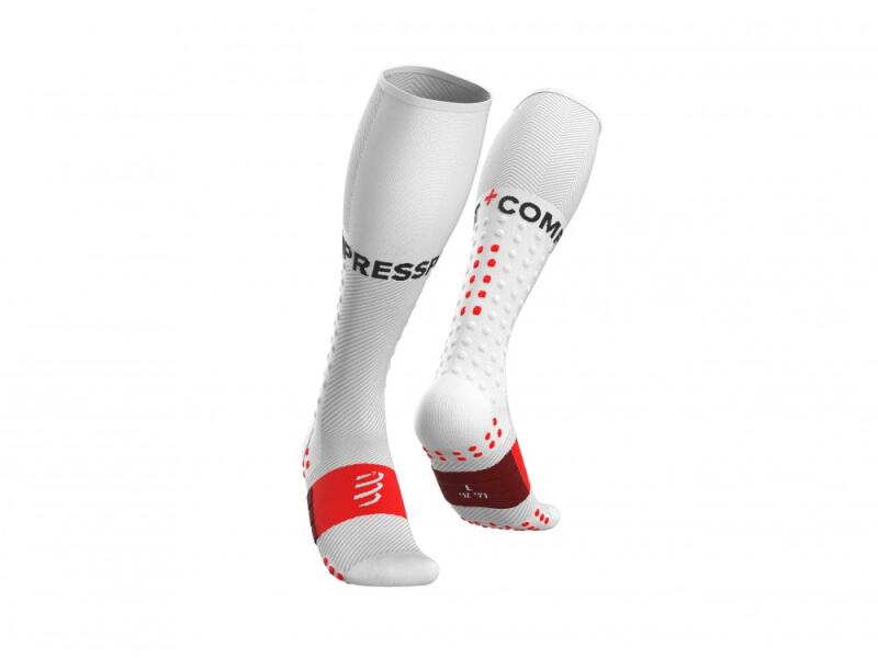 CompresSport - Full Socks Run kompressziós zokni White 39-41 (SU00004B-001-0T2)